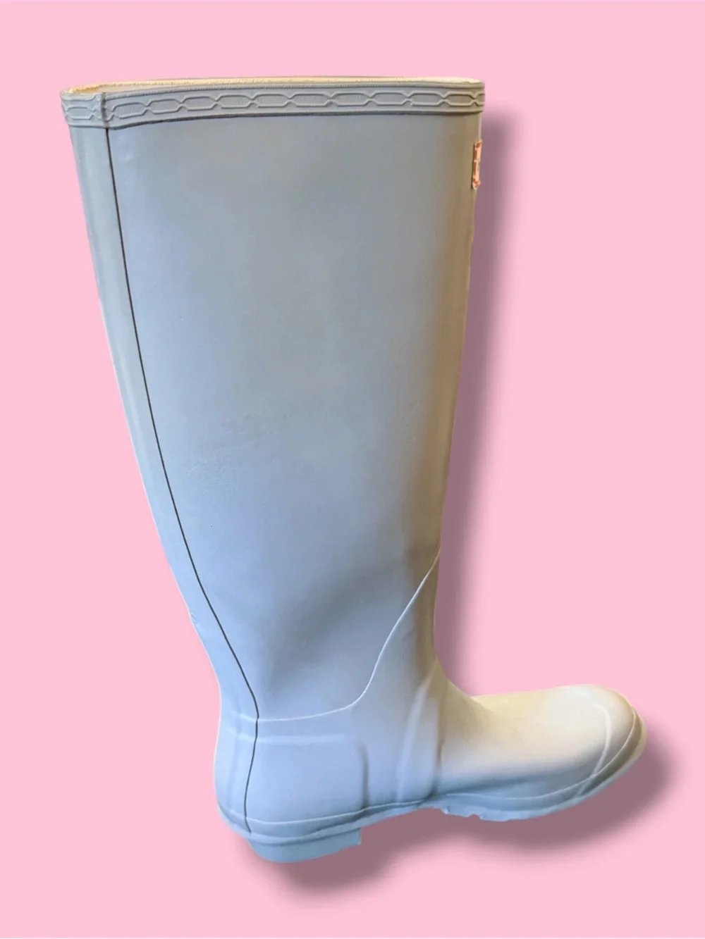 Hunter Knee-High Rain Boots in Grey